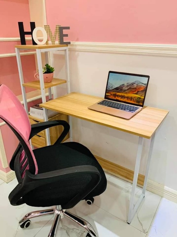 Table with chair Computer table with office chair, Furniture & Home