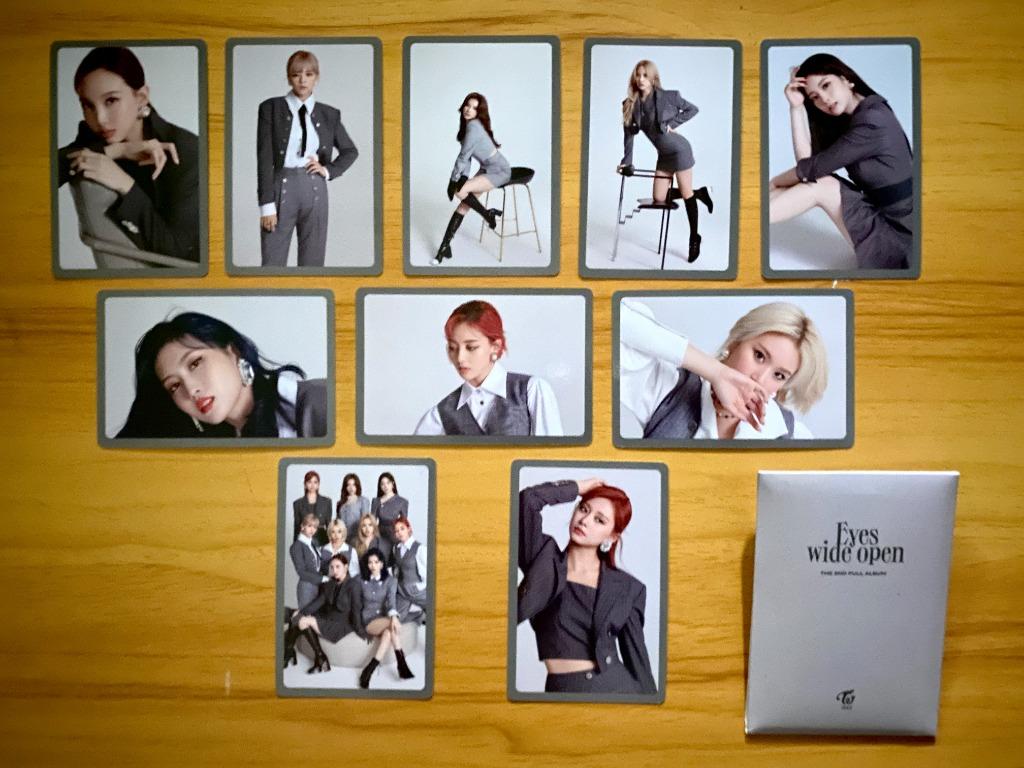 Twice Eyes Wide Open Style Ver Ktown4u Pre Order Benefits Pob Photocards 100 Official K Wave On Carousell