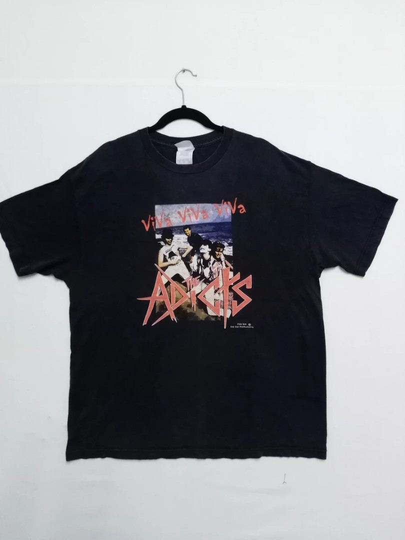Vintage 90s Punk Rock The Adicts Viva Viva LA Vida Tee Men s Fashion vintage-90s-punk-rock-the-adicts-viva-viva-la-vida-tee-men-s-fashion