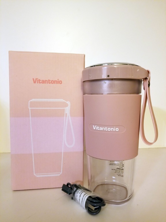 Vitantonio Cordless My Bottle Blender, Grace Pink, TV & Home Appliances