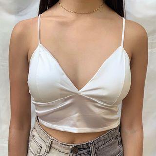 White corset tank
