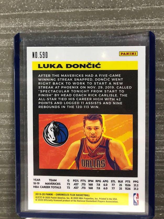 2019 Luka Doncic Flux, Hobbies & Toys, Toys & Games on Carousell