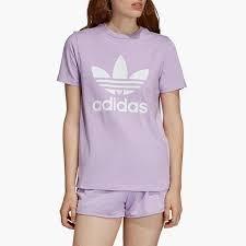 adidas trefoil purple