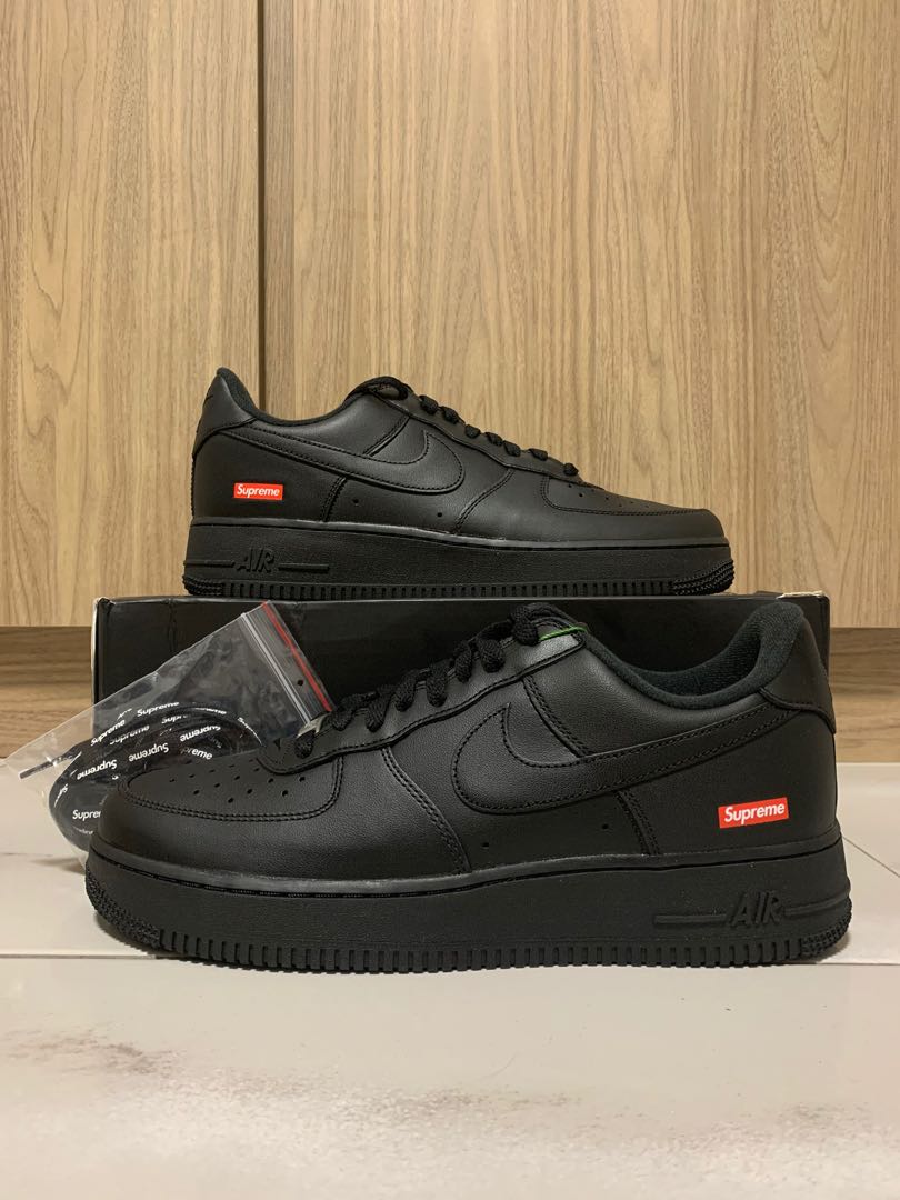 Air force 1 supreme black new arrivals