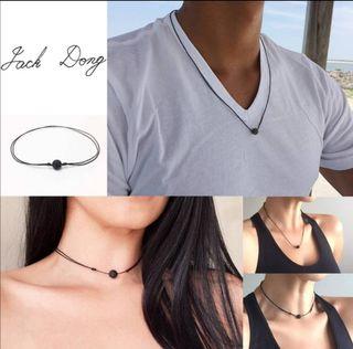 Aromatherapy lava bead choker n bracelet