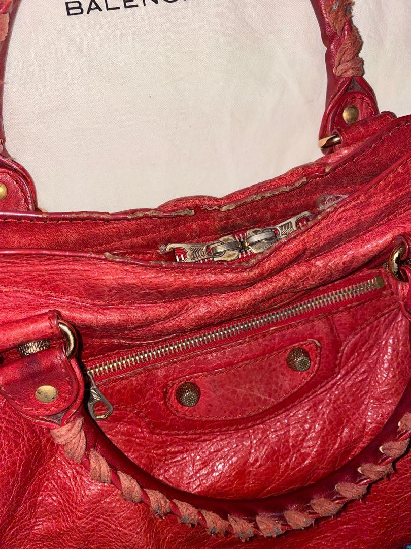balenciaga city red