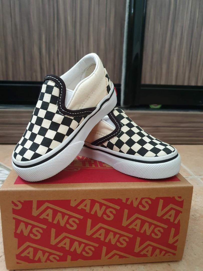 Baby Vans checkered shoe