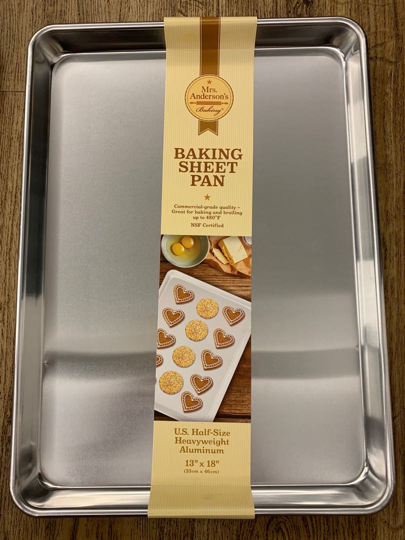  Mrs. Anderson's Baking Big Sheet Pan, 16-Inches x 22-Inches,  Heavyweight Commercial Grade 19-Gauge Aluminum: Home & Kitchen