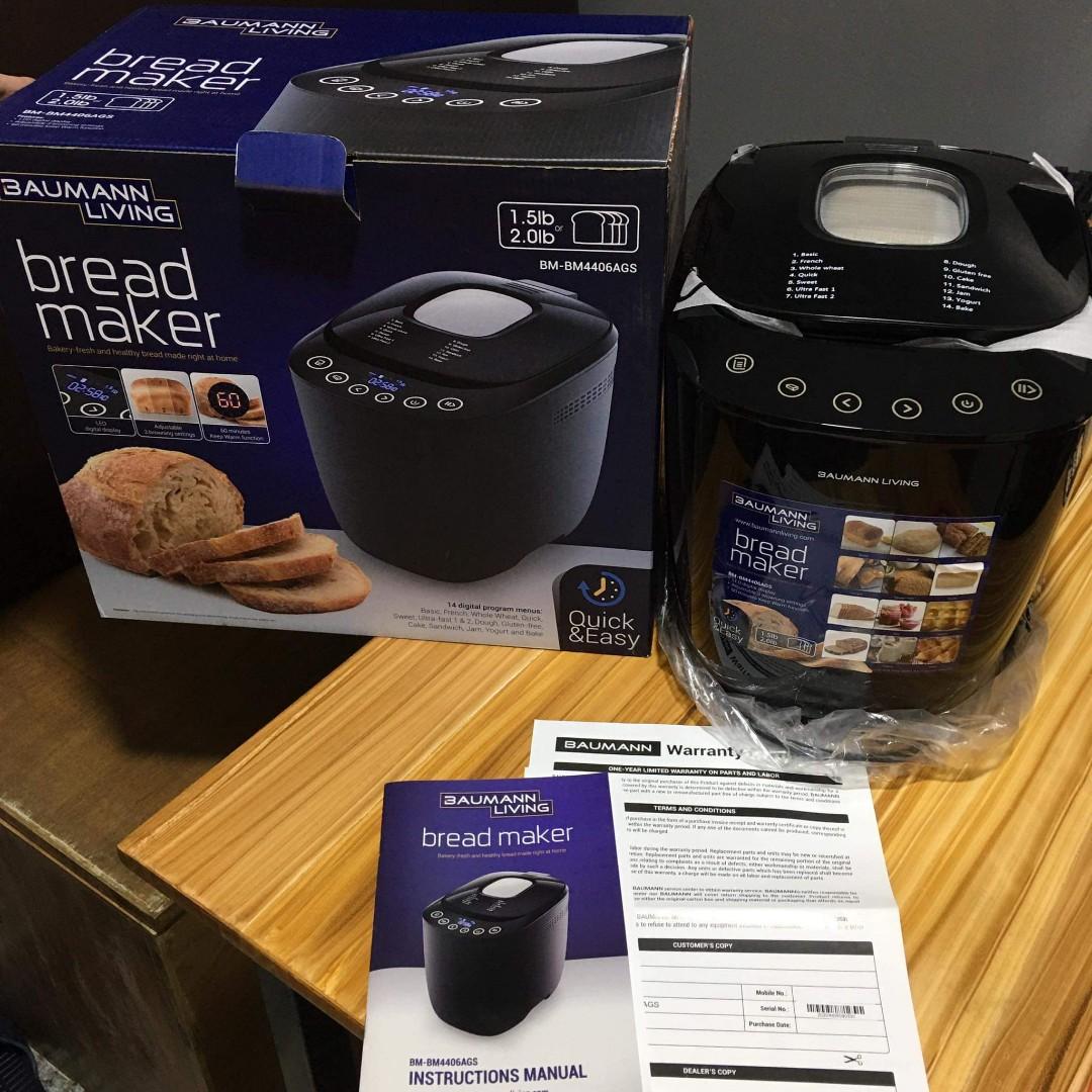 Baumann outlet bread maker