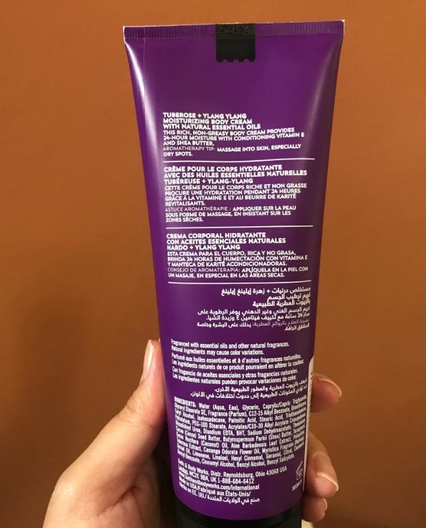 *SALE* BBW Aromatheraphy Moisturizing Body Cream - Passion Tuberose Ylang  Ylang 226g