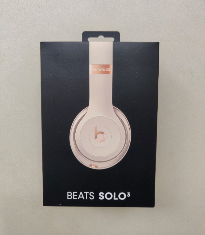 beats solo 3 satin gold