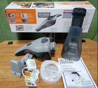 Black and Decker Cordless Rechargeable Hand Car Home Vacuum Cleaner 110 Volts Charging Base
