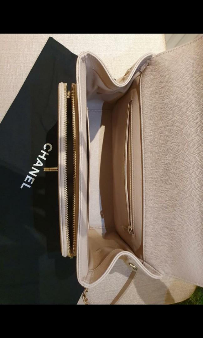 BNIB Large Chanel Business affinity in Beige - Boutique receipt