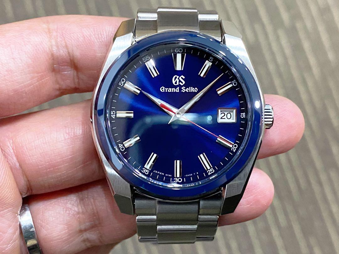 Brand New Grand Seiko 60th Anniversary 9F Quartz Blue Ceramic SBGP015  Limited, Luxury, Watches on Carousell