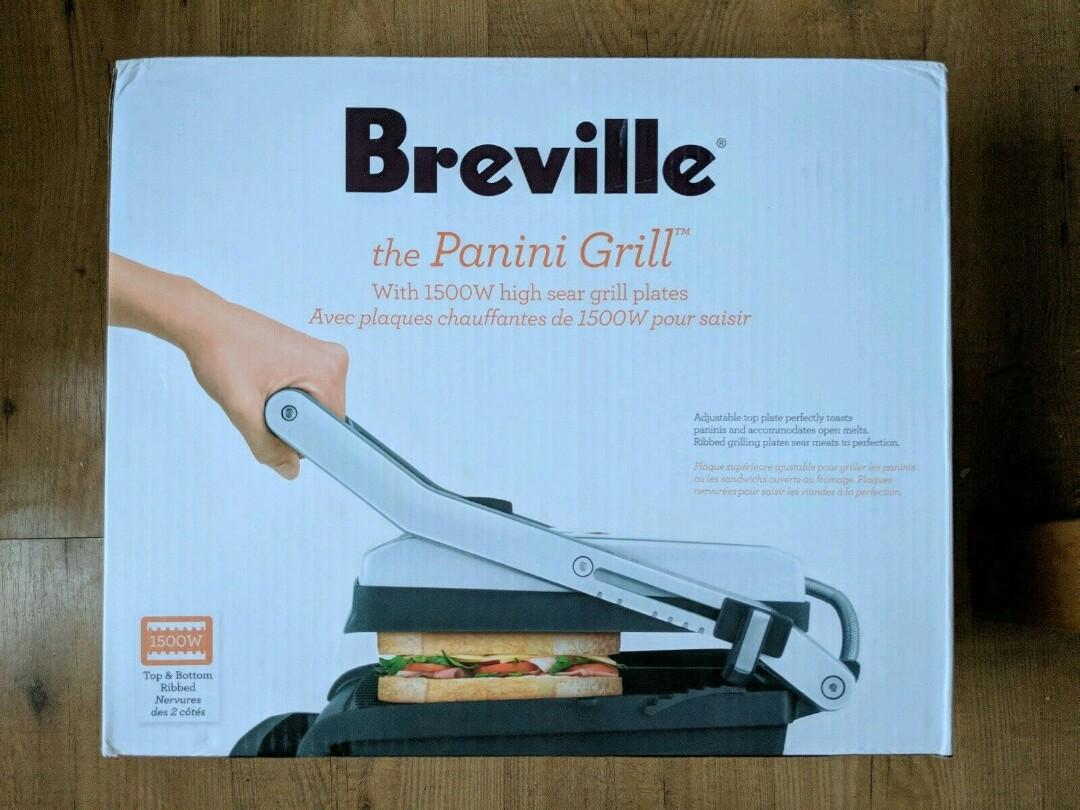 Breville bgr200xl variable temperature panini grill store