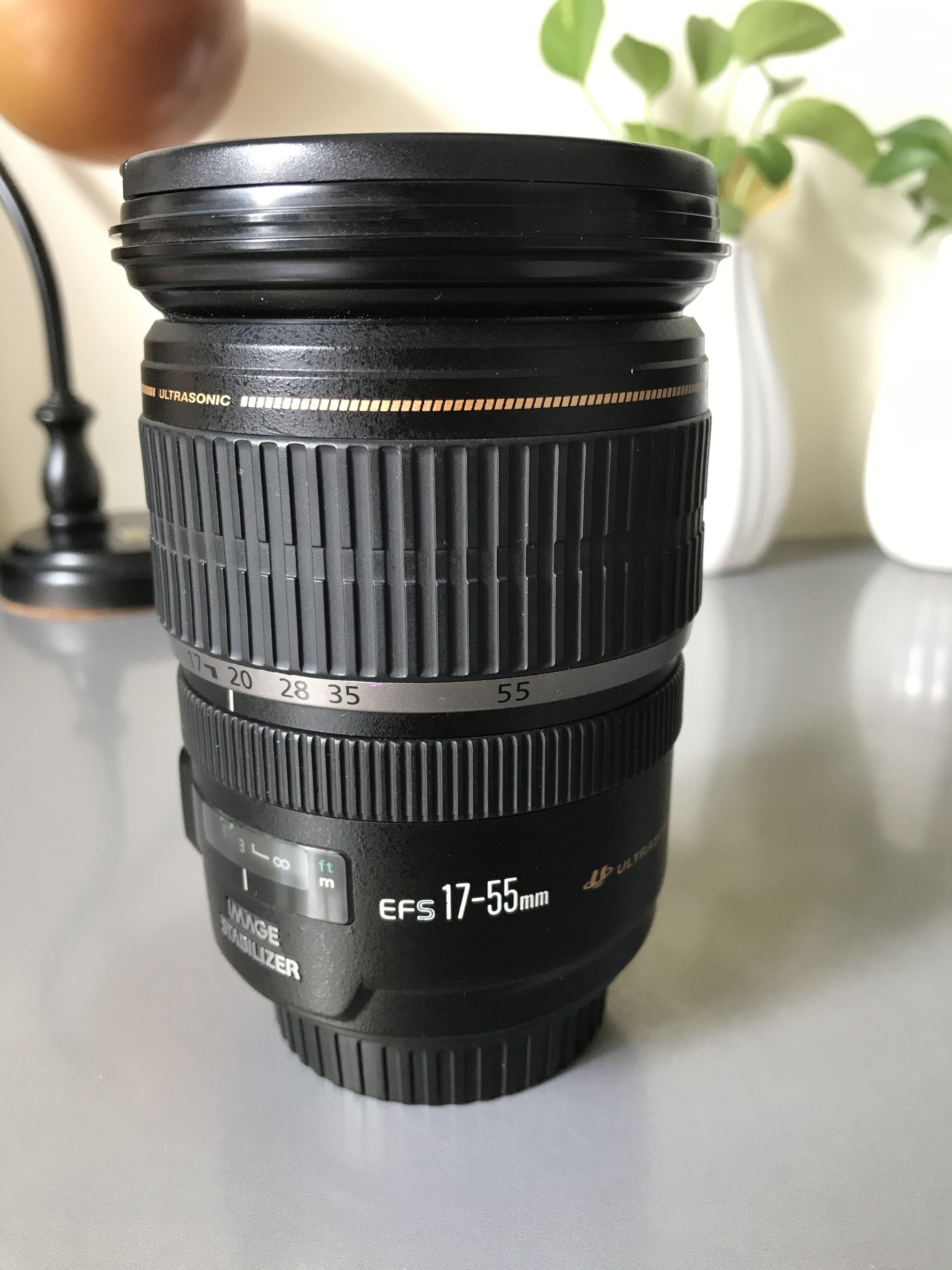 Canon Ef S 17 55mm F2 8 Is Usm Lens Photography Lenses On Carousell
