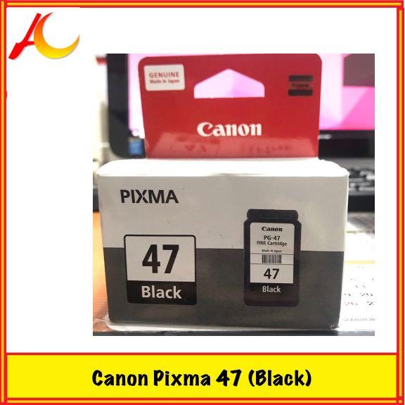 pixma 47 black
