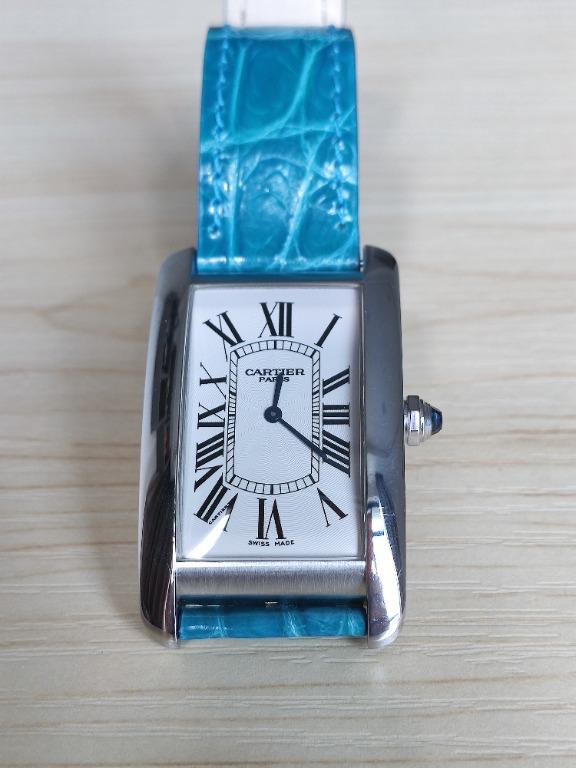 Cartier Tank Americaine Platinum Limited Edition 1734B Luxury