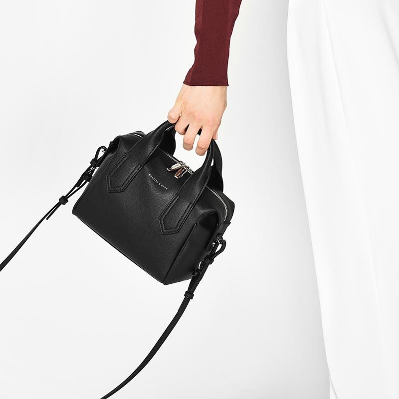 Charles and keith soft bowling bag clearance