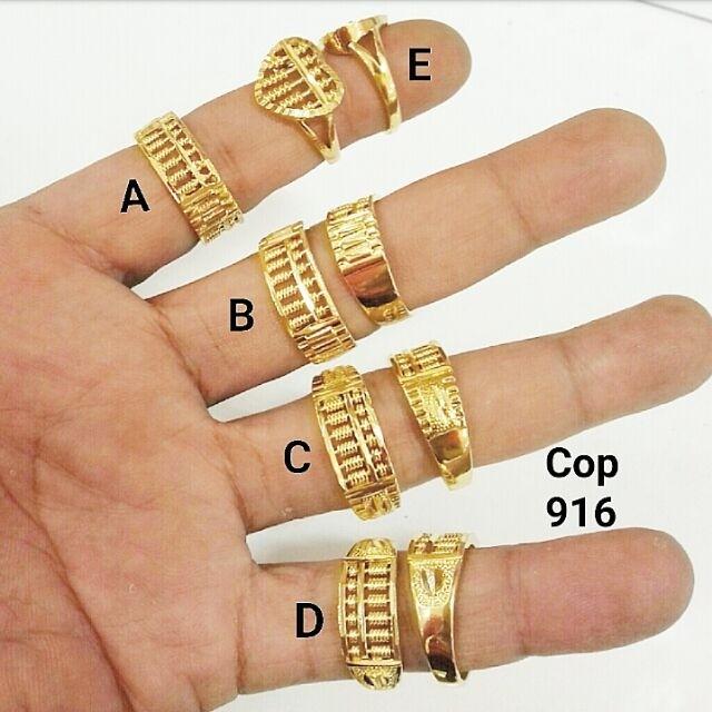 Cincin Emas 916 Women S Fashion Accessories On Carousell Ubsgold &jewelry cincin couple cincin emas putih mulyajaya jewelry frank&co. cincin emas 916