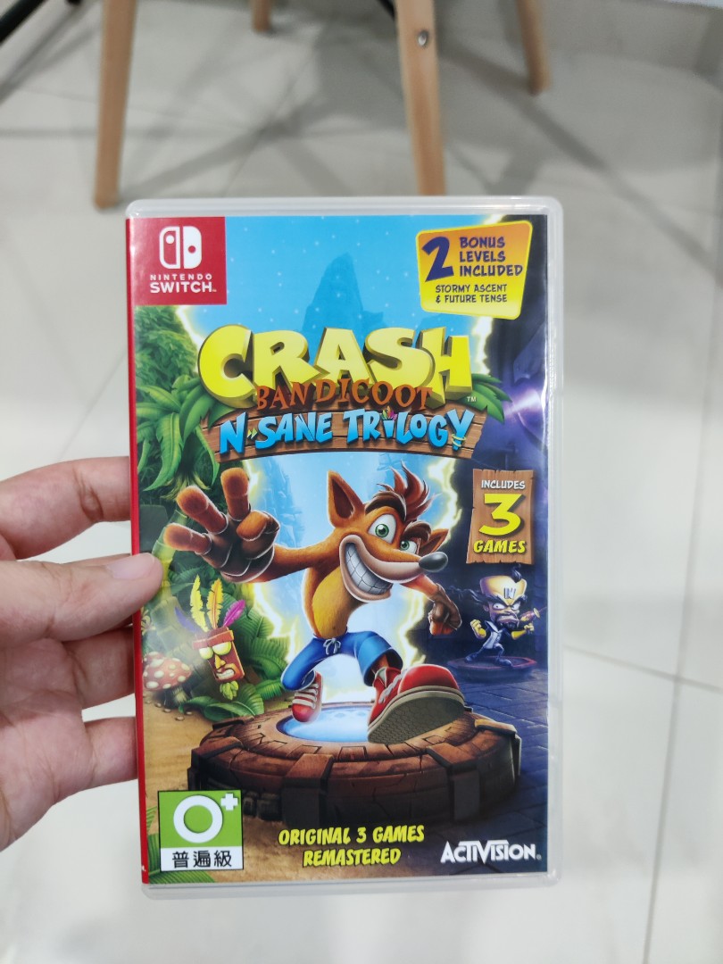 Crash Bandicoot Switch, Video Gaming, Video Games, Nintendo on Carousell