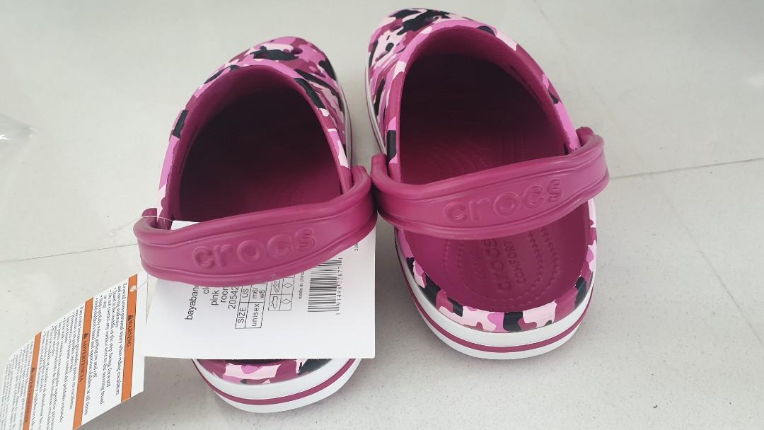 Girls cheap camo crocs
