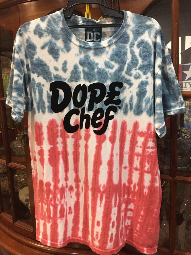 Dope chef tie top dye hoodie