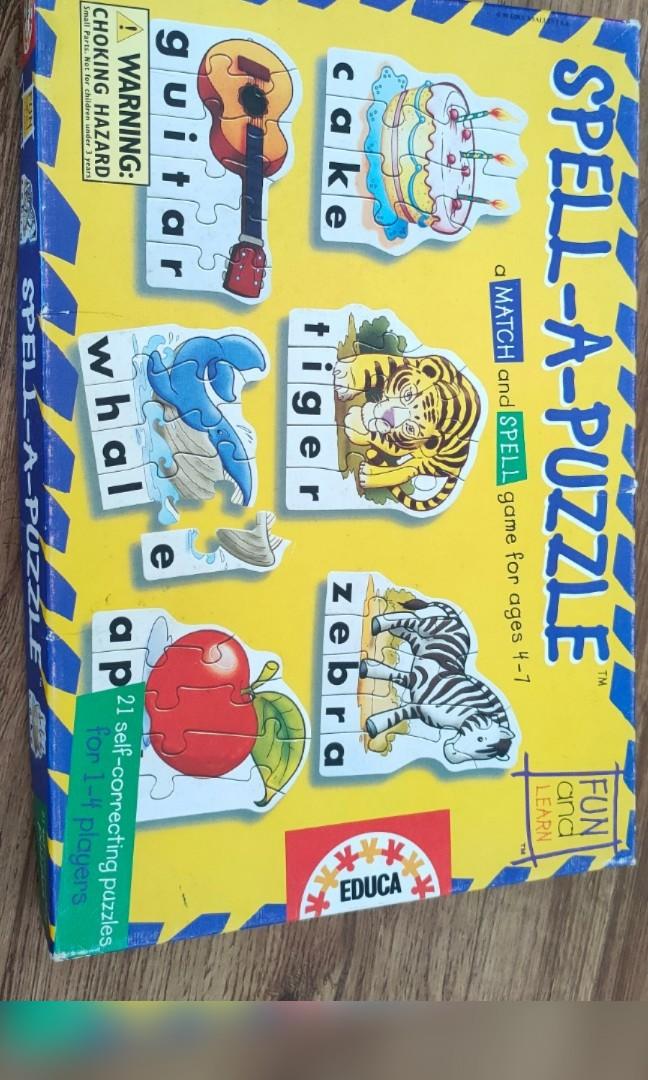 Educational floor puzzles Find it ABC, 123, spelling etc, Hobbies