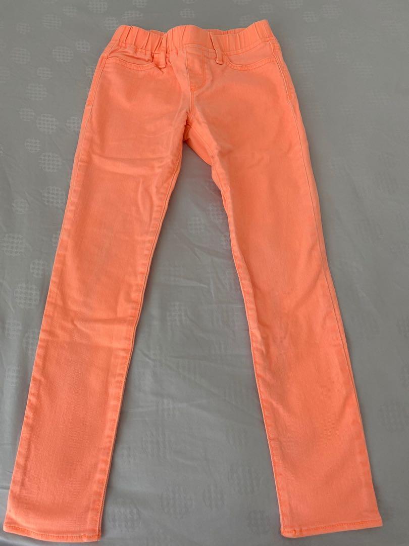 Girls cheap orange leggings