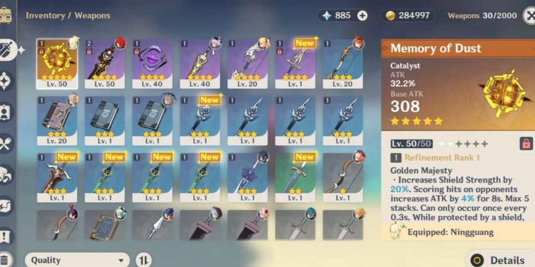 Genshin account worth calculator