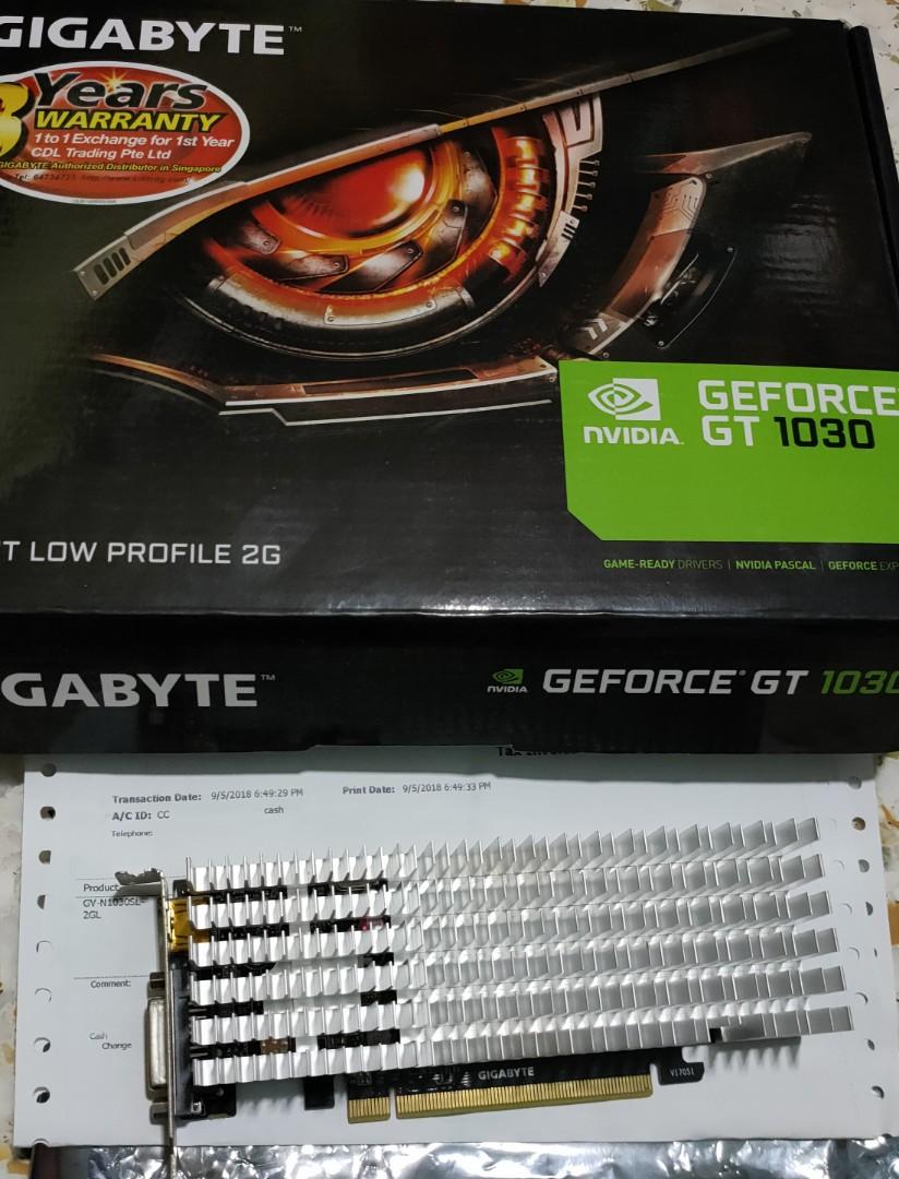 Gigabyte 1030 best sale 2gb ddr5 driver