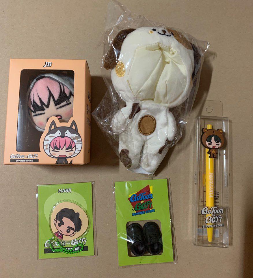 GOTOON BY GOT7 SUMMER STORE JB 5点セット WTS GOT7 GOTOON SUMMER