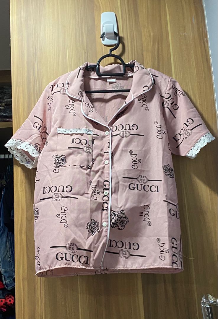 Pink gucci online pyjamas