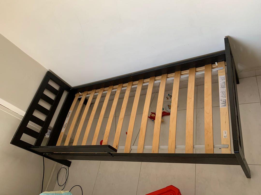 Ikea junior bed & mattress, Furniture & Home Living, Furniture, Bed