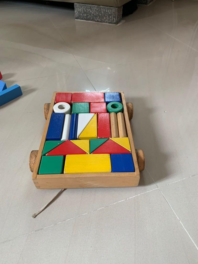 IKEA Wooden Blocks, Babies & Kids, Baby Nursery & Kids Furniture, Kids