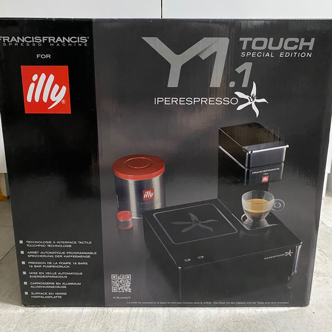 Illy Francis Espresso machine Y1.1 Touch Edition, TV & Home Appliances