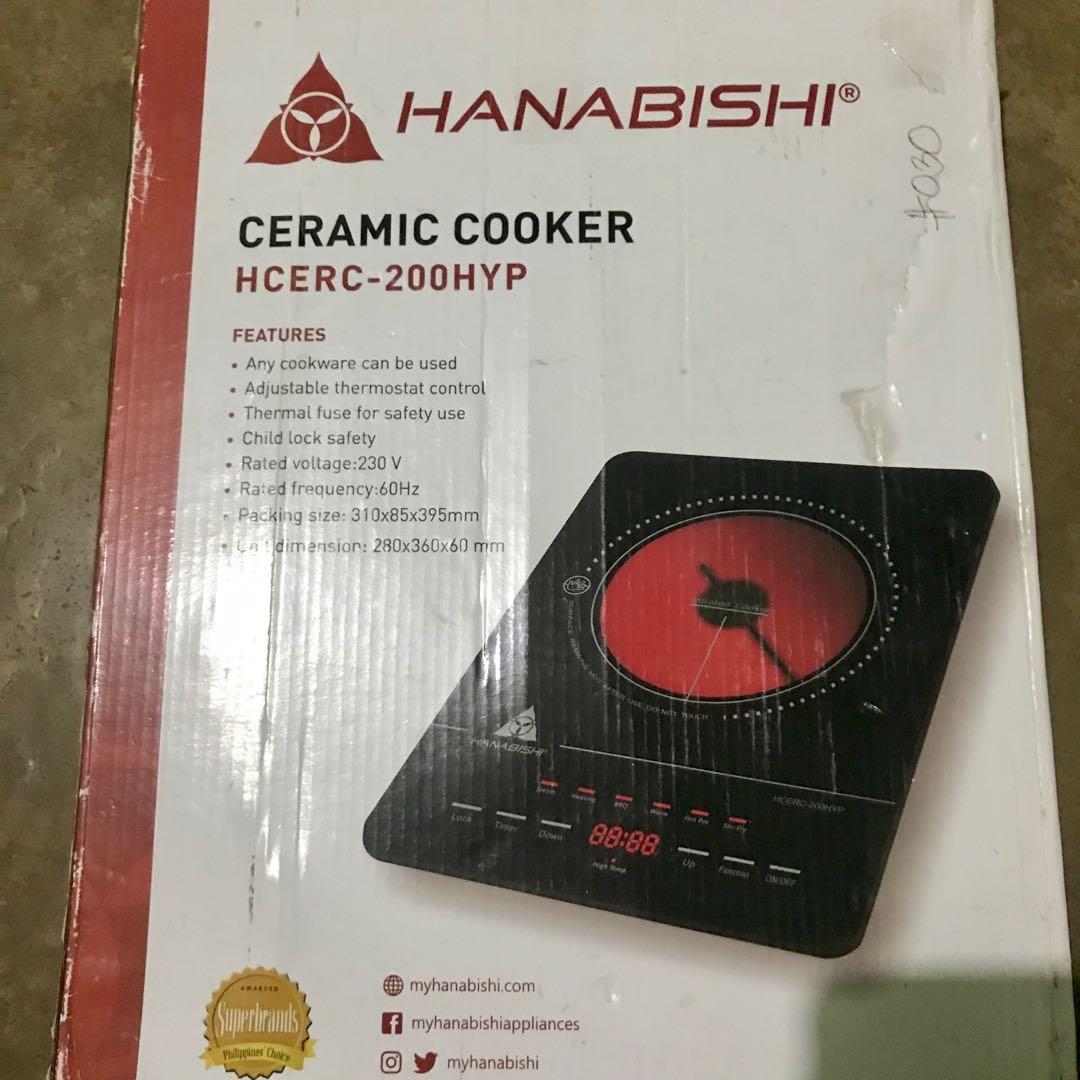 Hanabishi infrared ceramic shop cooker