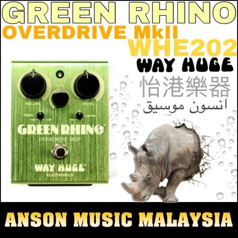 Effects　Way　Huge　Toys,　MkII　Overdrive　on　Accessories　WHE202　Dunlop　Jim　Guitar　Music　Media,　Pedal,　Green　Music　Carousell　Rhino　Hobbies