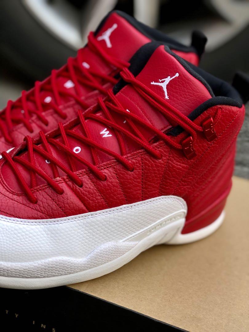 Jordan 12 Reverse Cherry Gym Red Men s Fashion Footwear