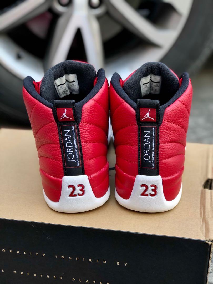 Jordan 12 Reverse Cherry Gym Red Men s Fashion Footwear