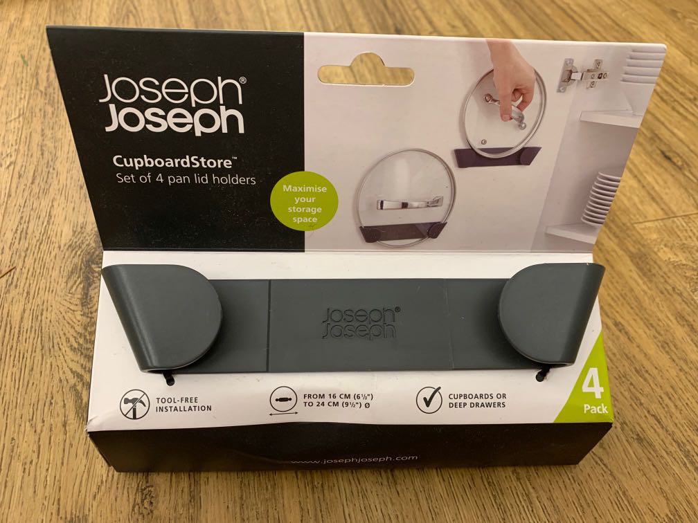 Joseph Joseph Pan Lid Holders set of 4, Furniture & Home Living, Home Improvement & Organisation