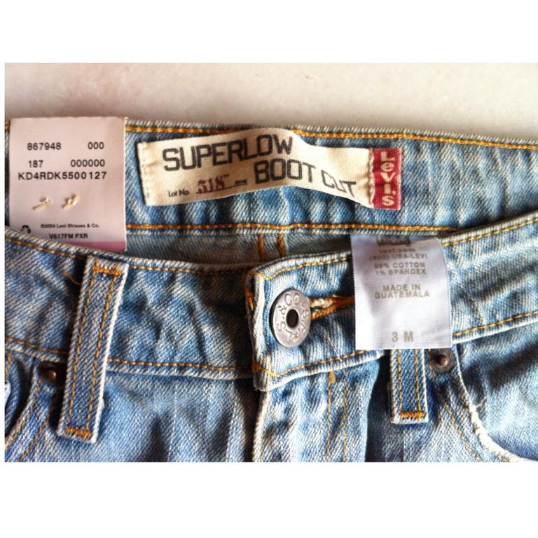 Levi s 518 Jeans boot cut Size 3 Medium Junior Women s Fashion Bottoms Jeans Leggings on Carousell