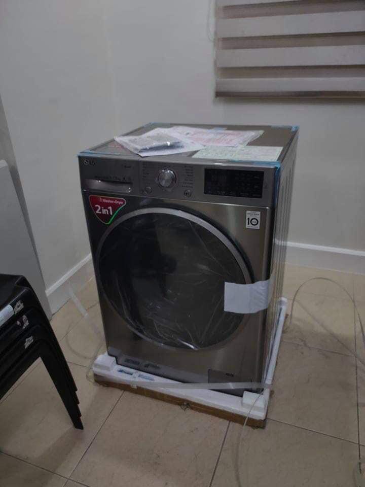 LG 9/5 kgs FRONT LOAD WASHING MACHINE FV1409D4V F2719HVBV, TV & Home