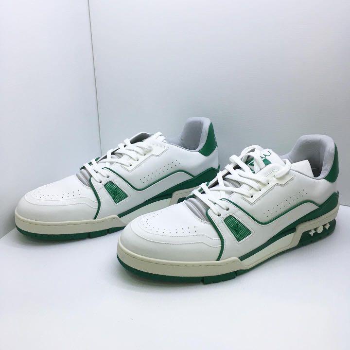 Louis Vuitton LV Trainer Sneaker Low White Green White/Green 1A54HS
