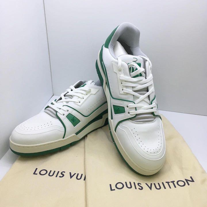 Louis Vuitton LV Trainer Sneaker Low White Green Herren - 1A54HS - DE