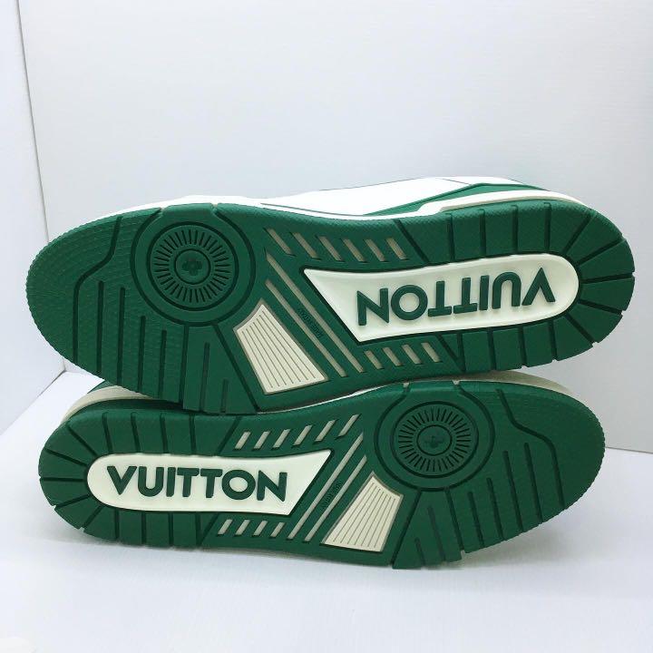 Louis Vuitton LV Trainer Sneaker Low White Green Men's - 1A54HS - US
