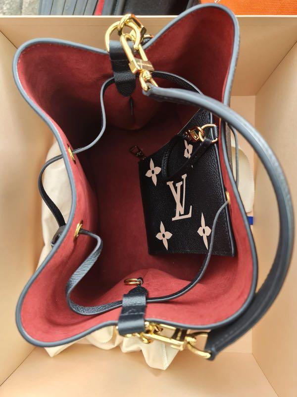 Louis Vuitton Black And Beige Empreinte Monogram NeoNeo MM Bucket Bag Gold  Hardware Available For Immediate Sale At Sotheby's