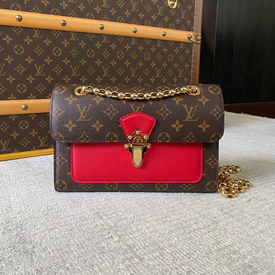 Louis Vuitton Victoire Chain Monogram Noir Bag, Luxury, Bags & Wallets on  Carousell