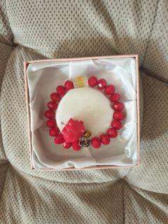 Lucky Charm Red Bracelet wd pig pendant