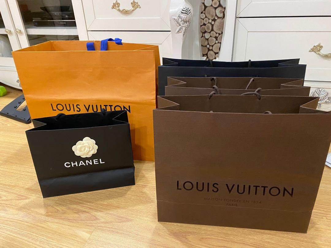Luxury Brand Shopping Gift Paper Bag Set Hermes Louis Vuitton Gucci etc.  14127